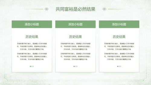农村发展迈向一同富裕PPT模板