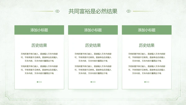 农村发展迈向一同富裕PPT模板