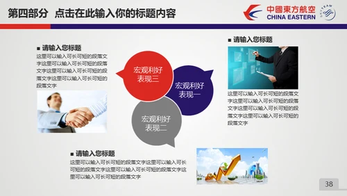 东方航空公司动态通用PPT模板