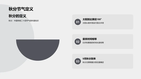 地理课堂：秋分解读PPT模板