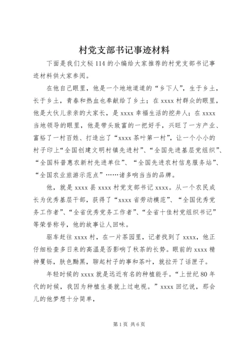 村党支部书记事迹材料 (13).docx