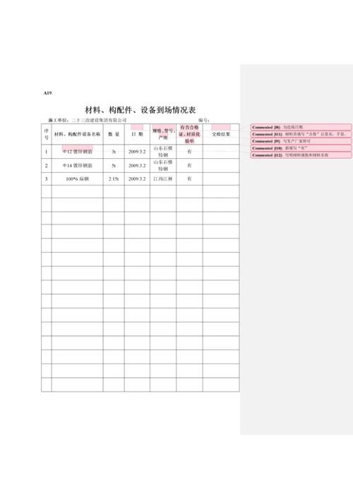 工程材料-构配件设备-报审表+数量清单.docx