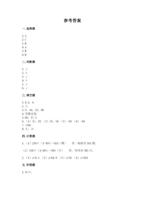 金秀瑶族自治县六年级下册数学期末测试卷精编.docx