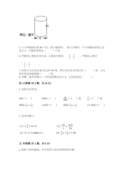 小学六年级下册数学期末卷及1套完整答案.docx