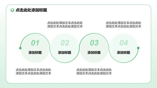 绿色渐变插画风暑假安全教育主题PPT模板