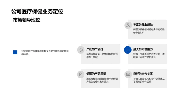 医保业务年度报告PPT模板