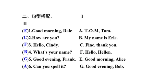 Starter Module1 Unit1 Good morning, Miss Zhou.
