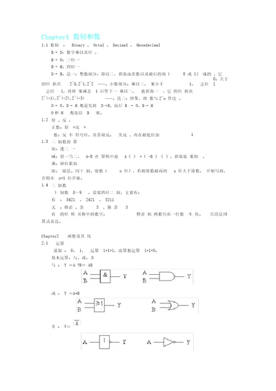 完整版数字电路复习计划笔记
