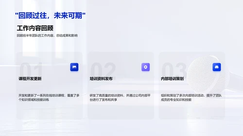 团队工作半年总结PPT模板