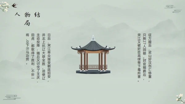 水浒传宋江的故事通用PPT模板