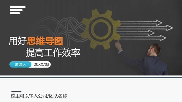 职业员工培训思维导图工作效率ppt课件