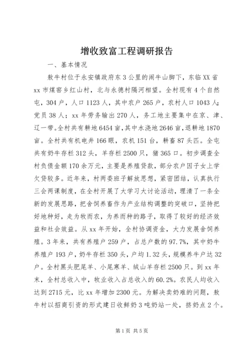 增收致富工程调研报告 (2).docx