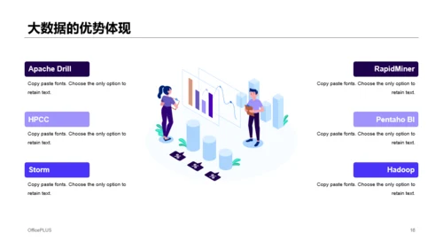 紫色线条商务风大数据时代公司项目调研PPT下载