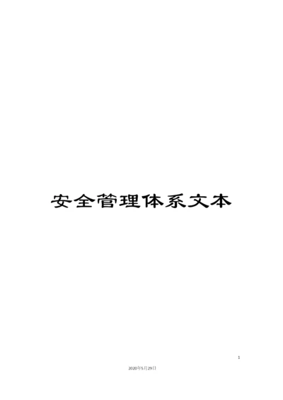 安全管理体系文本.docx