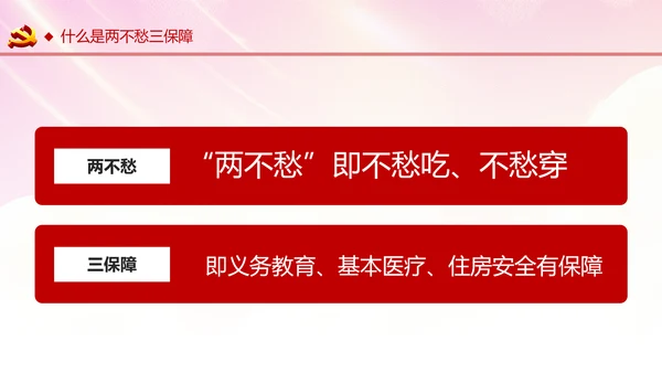 学习解读两不愁三保障打赢脱贫攻坚战PPT模板