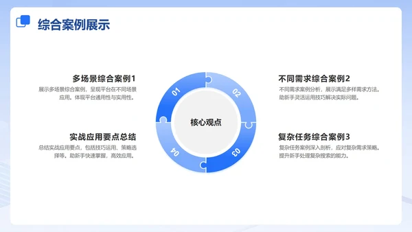 蓝色玻璃风渐变DeepSeek使用指南PPT模板