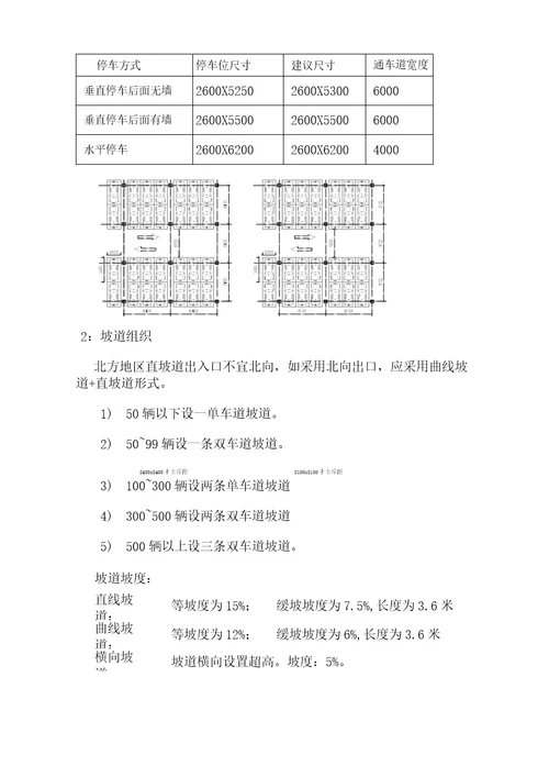 地下车库标准设计