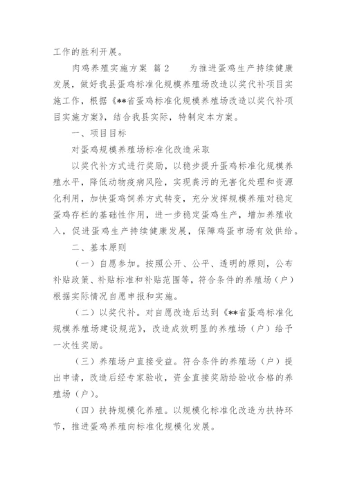 肉鸡养殖实施方案.docx