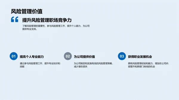 全面风险管理PPT模板