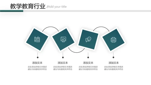欧美风教育培训教学设计学校招生宣传ppt
