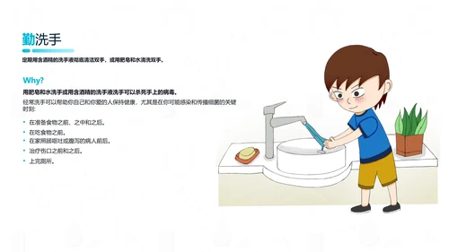 新型冠状病毒防控知识医学通用PPT模板
