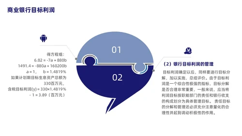 银行财务管理培训课程简约蓝色PPT财务知识培训