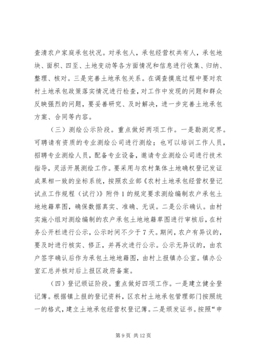 镇农村土地承包经营权登记试点工作方案 (2).docx