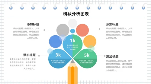 扁平多彩是数据分析可视化树状图表PPT