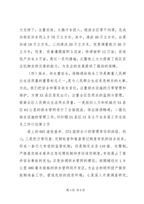 水务局工作总结及工作计划 (3).docx