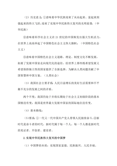 2023年高中政治学业合格考试必备知识清单.docx