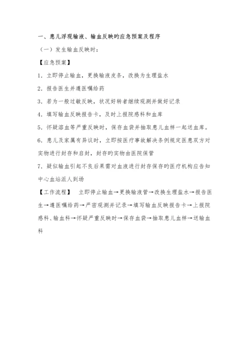 儿科急危重症抢救全新预案及标准流程.docx