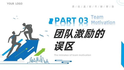 蓝色商务风团队激励措施培训PPT