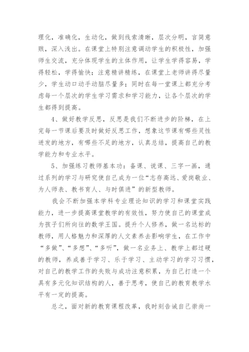 教师暑假个人研修计划.docx