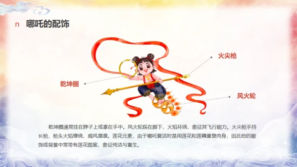 哪吒创意美术课通用PPT模板