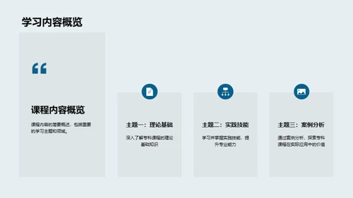 专科课程全面解析