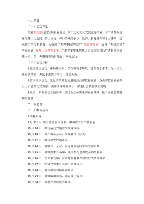 捐资助学仪式专业策划专项方案.docx