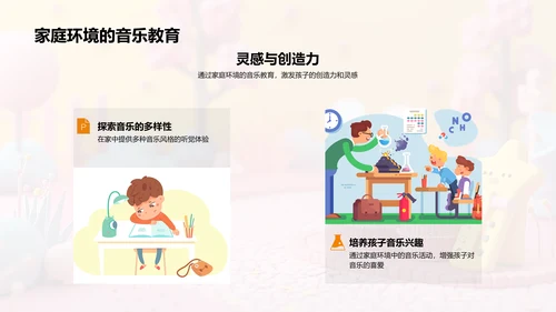 亲子音乐游戏教学PPT模板