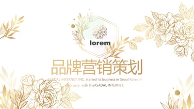 公司品牌营销策划方案工作总结PPT