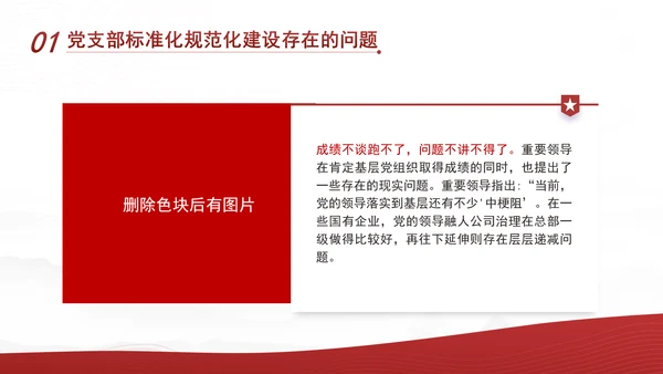 2024党支部标准化规范化建设面临的问题和对策ppt课件