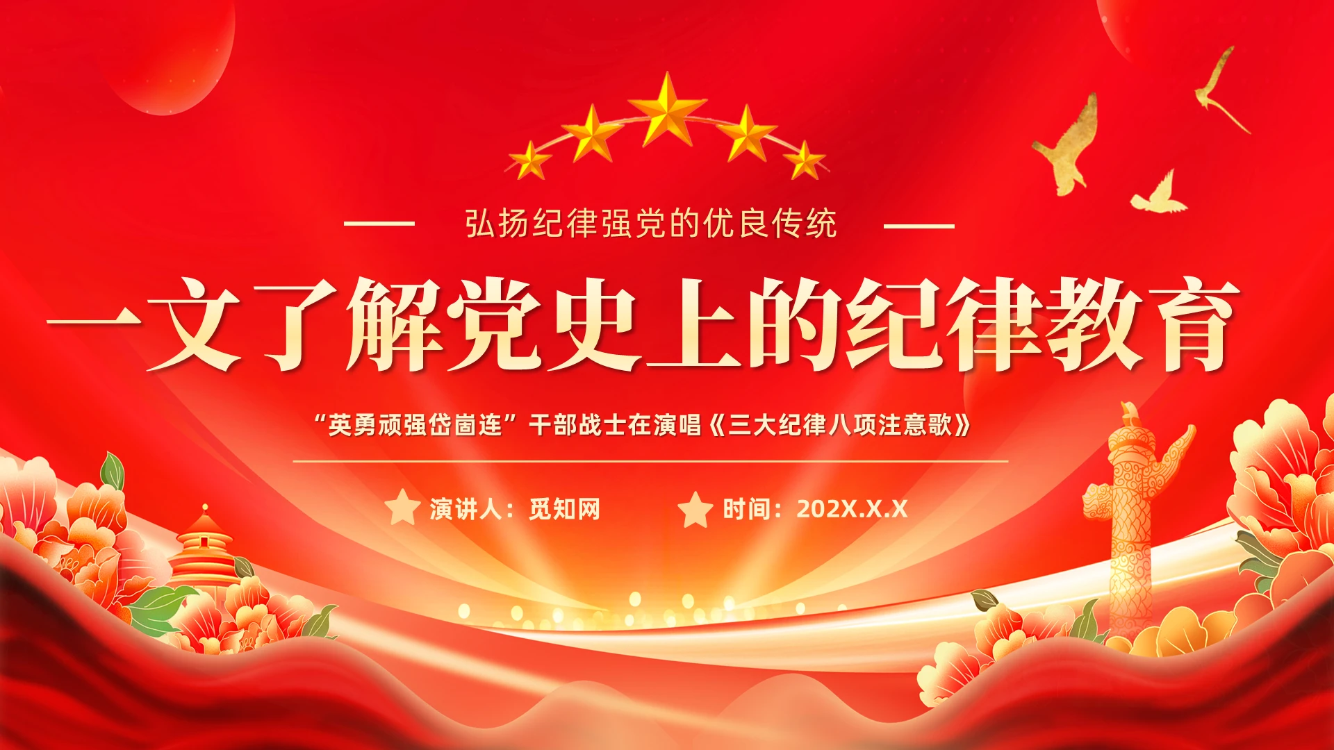 学习党史上的纪律教育党课党建