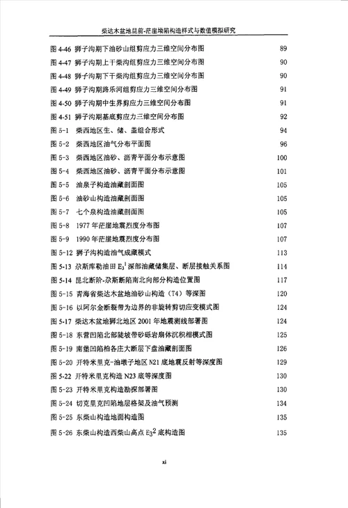 柴达木盆地昆前茫崖坳陷构造样式与数值模拟研究构造地质学专业毕业论文