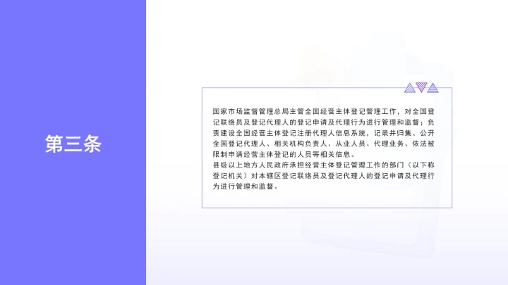 全文学习《经营主体登记申请及代理行为管理办法》2025年9月15日公布实施PPT课件
