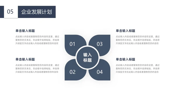 简约商业计划书PPT模板
