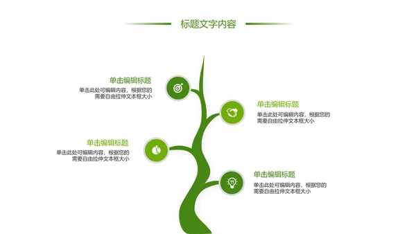 绿色唯美乡村旅游美丽乡村新农村建设PPT模板
