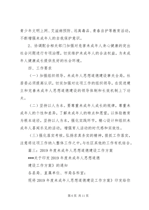 未成年人思想道德建设工作计划 (8).docx