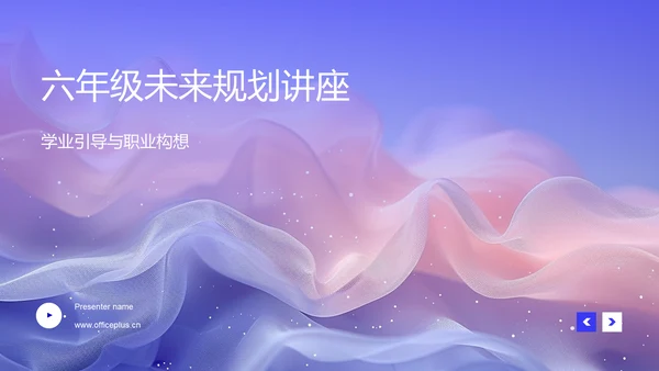 六年级未来规划讲座PPT模板
