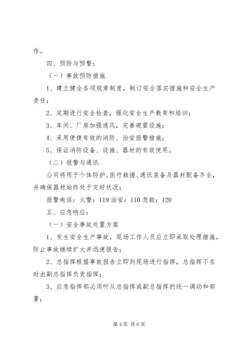 舒家漕石料厂安全应急预案 (3).docx