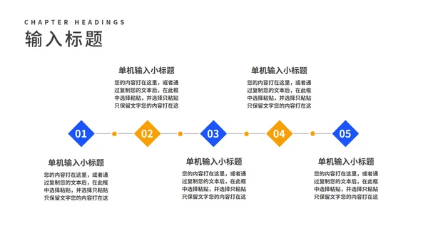 商务风蓝色企业宣传简介汇报PPT模板