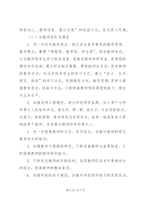 小学中长期发展规划年度实施计划 (5).docx