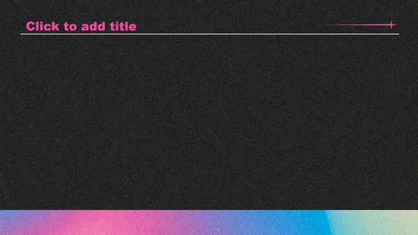 炫彩极简风灵感创意通用主题